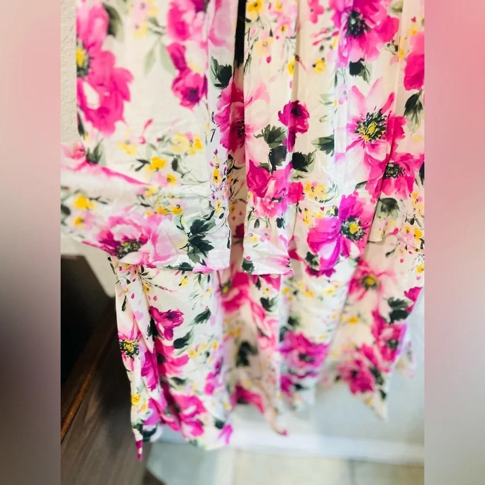 Abercrombie & Fitch colorful flower print maxi dress NWT